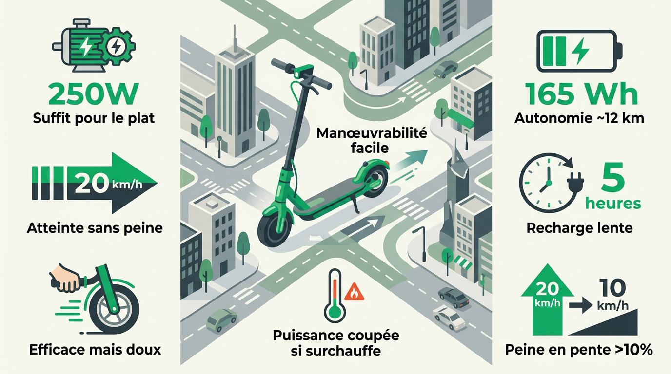 Caractéristiques techniques de la trottinette Xiaomi Electric Scooter 4 Go
